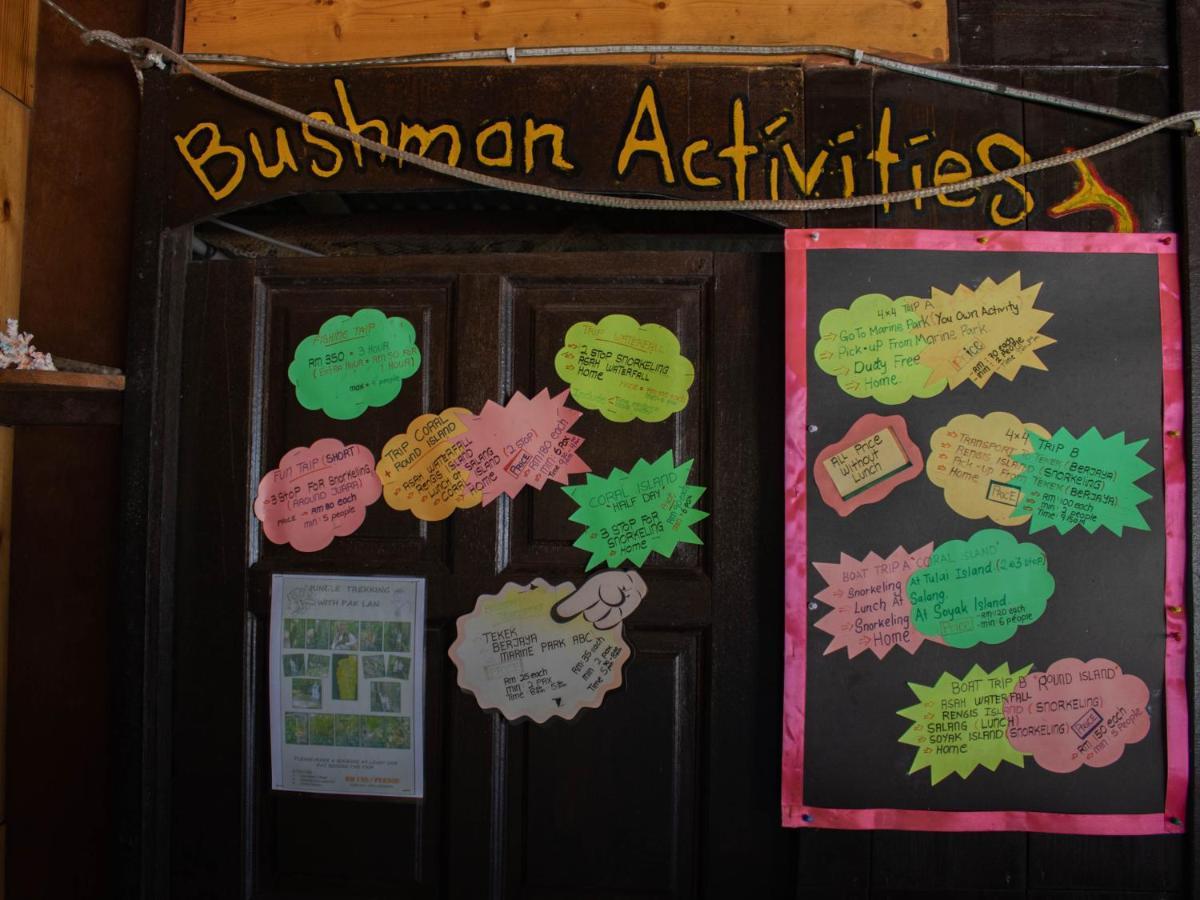 Bushman Tioman Hotel Kampong Juara Kültér fotó